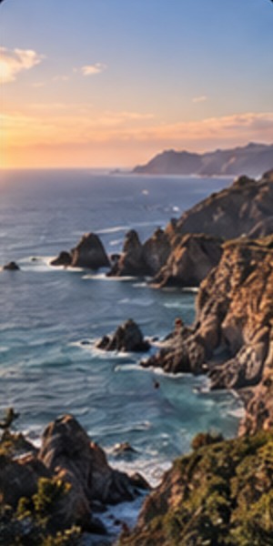 Sample photo: rocky coastline
