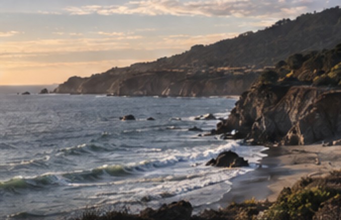 Sample photo: the coast in daylight