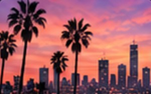 Sample photo: palm trees at the beach